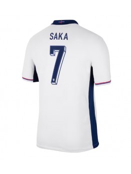 England Bukayo Saka #7 Heimtrikot EM 2024 Kurzarm